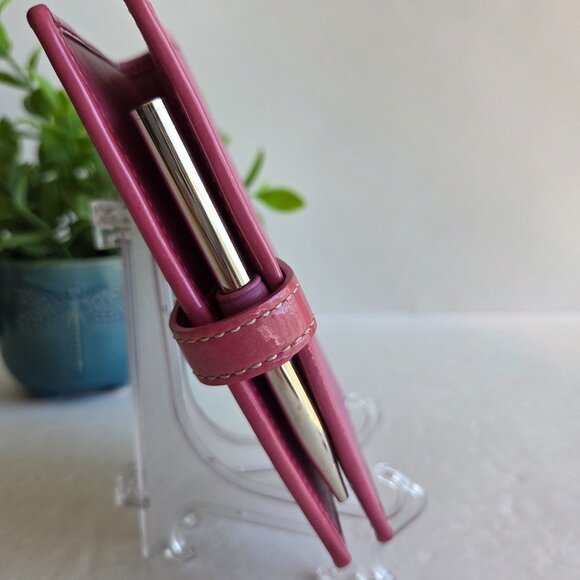 EUC & HTF Coach Leather Passport Case with Pen in Pink - Picture 5 of 9